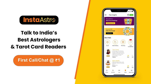  InstaAstro offers predictions and guidance for career and relationships, with more than 1500 astrologers onboarded