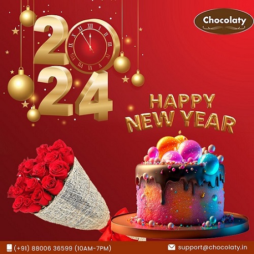  Chocolaty.in’s New Year 2024 Collection Brims with Sugar Free Cakes and Flowers!