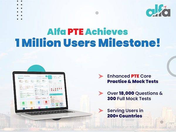 Alfa PTE Celebrates 1 Million Users, Announces Enhanced PTE Core Practice & Mock Tests
