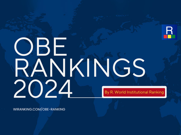  OBE Rankings 2024 by R. World Institutional Ranking: 4th Edition, Highlights Leading Institutions in India